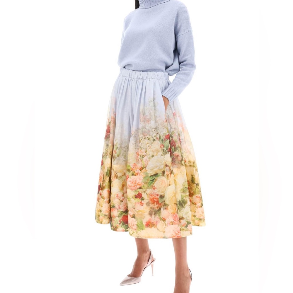 ZIMMERMANN
Zimmermann Linen Silk Luminosity Skirt size 3